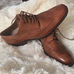 Brown Cole Haan Benton Wingtip Oxford II